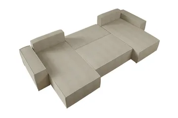 Knocklong 4-sits Hörnbäddsoffa - Grön - Möbler - Soffa - Bäddsoffa
