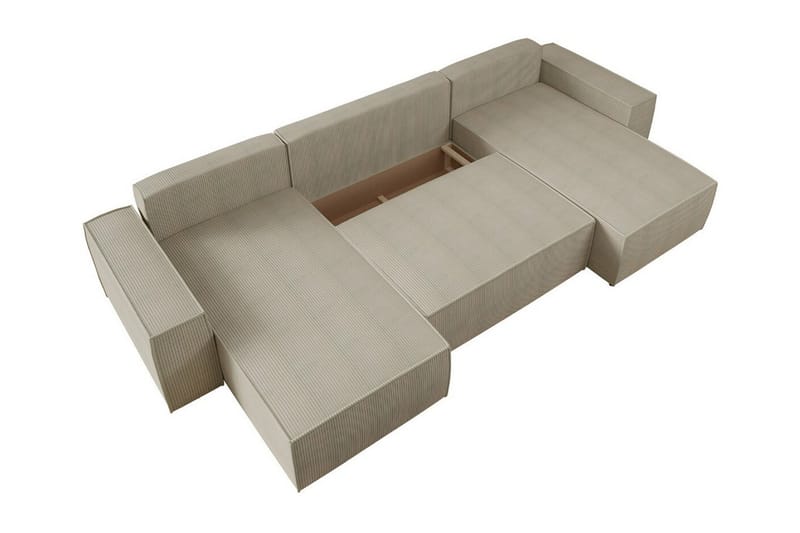 Knocklong 4-sits Hörnbäddsoffa - Grön - Möbler - Soffa - Bäddsoffa