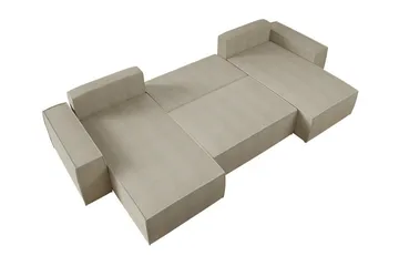 Knocklong 4-sits Hörnbäddsoffa - Grön - Möbler - Soffa - Bäddsoffa
