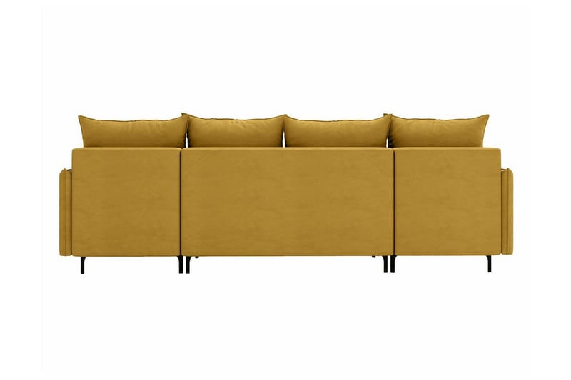 Knocklong 4-sits Hörnbäddsoffa - Gul - Möbler - Soffa - Bäddsoffa