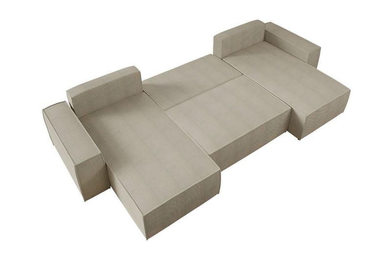 Knocklong 4-sits Hörnbäddsoffa - Ljusgrå - Möbler - Soffa - Bäddsoffa