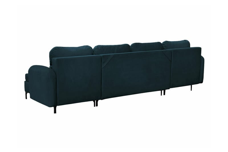 Knocklong 4-sits Hörnbäddsoffa NO_BRAND Dark blue - Möbler - Soffa - Bäddsoffa