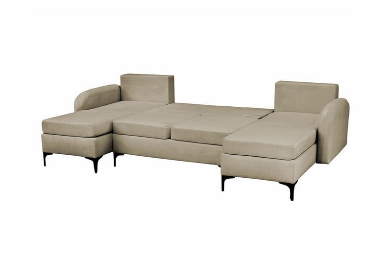 Knocklong 4-sits Hörnbäddsoffa NO_BRAND Dark green - Möbler - Soffa - Bäddsoffa