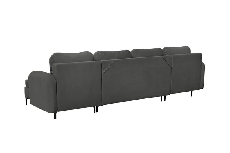 Knocklong 4-sits Hörnbäddsoffa NO_BRAND Dark grey - Möbler - Soffa - Bäddsoffa