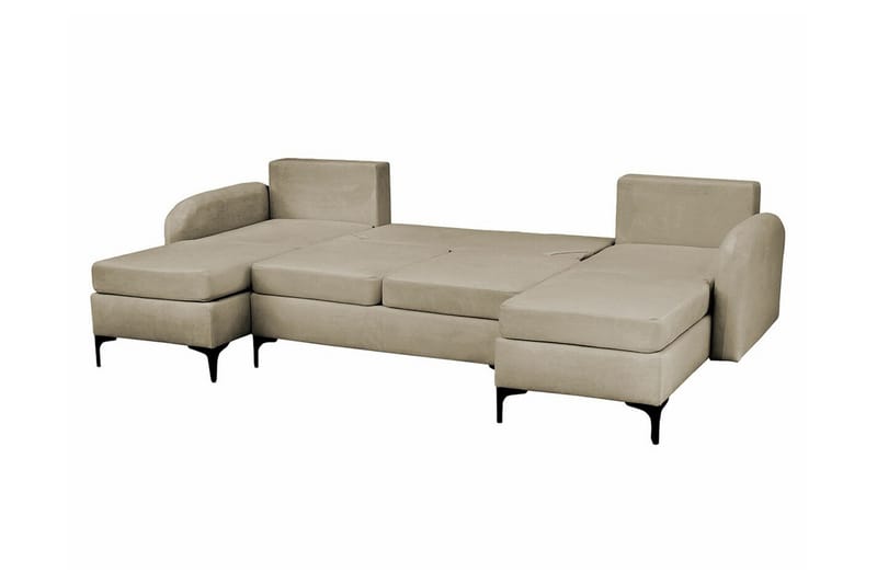 Knocklong 4-sits Hörnbäddsoffa NO_BRAND Yellow-Green - Möbler - Soffa - Bäddsoffa