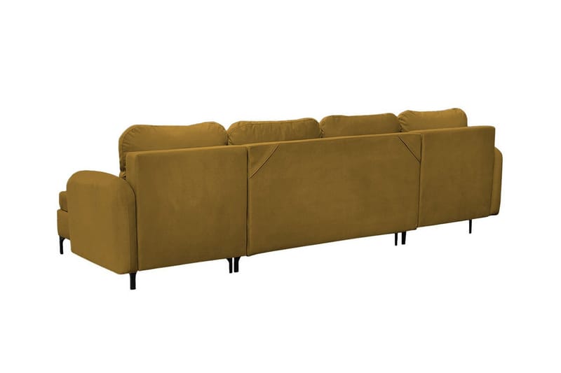 Knocklong 4-sits Hörnbäddsoffa NO_BRAND Yellow-Green - Möbler - Soffa - Bäddsoffa