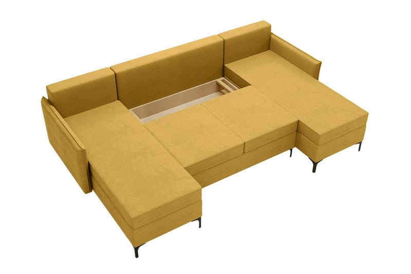 Knocklong 4-sits Hörnbäddsoffa - Rosa - Möbler - Soffa - Bäddsoffa