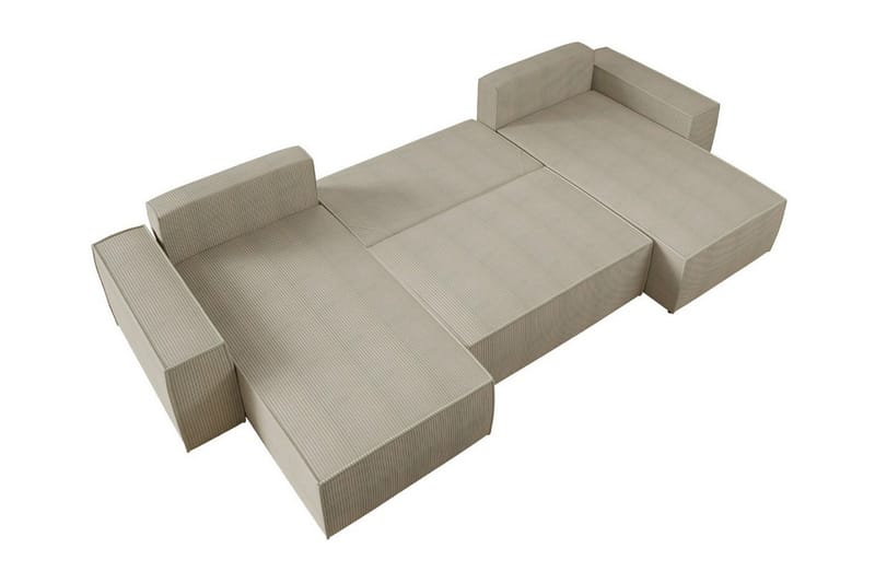 Knocklong 4-sits Hörnbäddsoffa - Rosa - Möbler - Soffa - Bäddsoffa