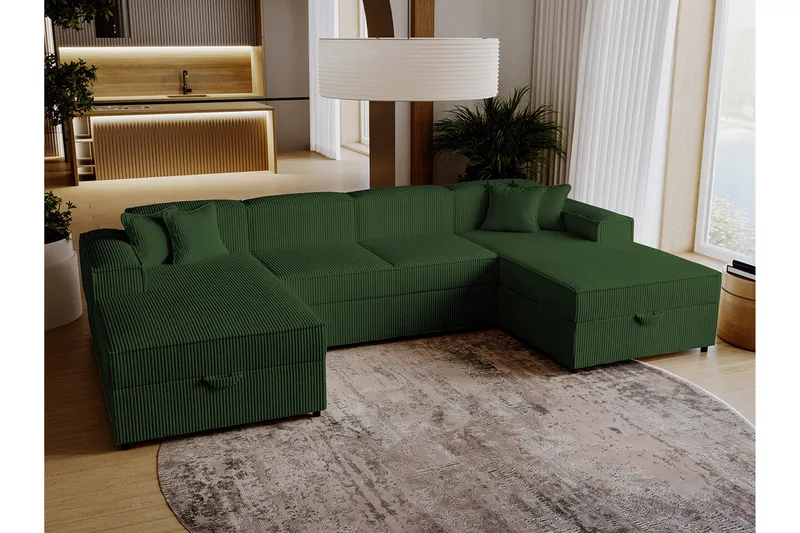 Knocklong 4-sits Hörnbäddsoffa - Möbler - Soffa - Bäddsoffa