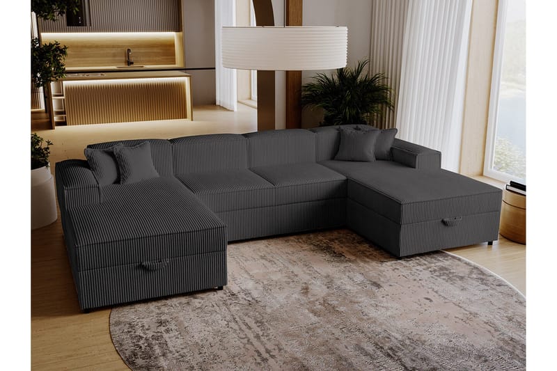 Knocklong 4-sits Hörnbäddsoffa - Möbler - Soffa - Bäddsoffa