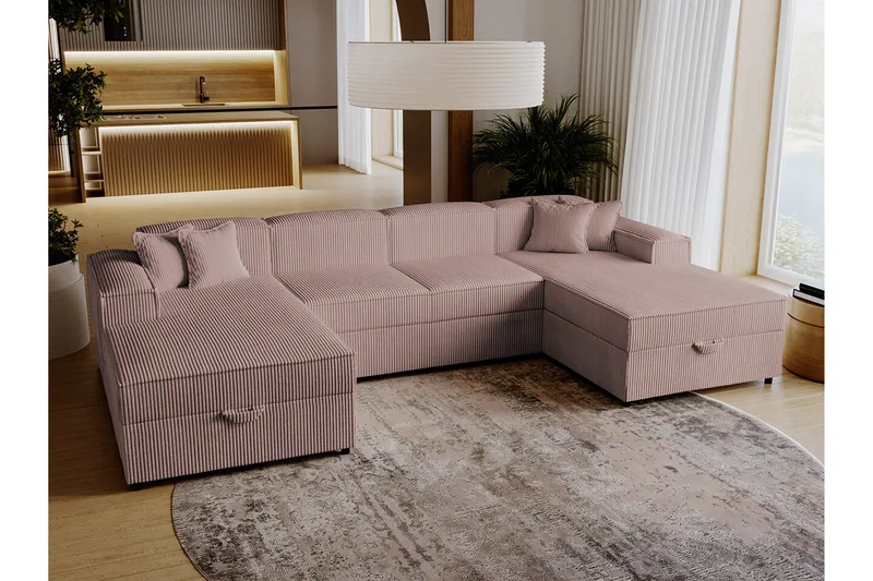 Knocklong 4-sits Hörnbäddsoffa - Möbler - Soffa - Bäddsoffa