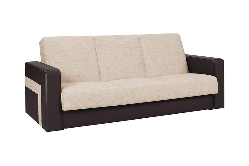 Kolder Bäddsoffa 222x97x88 cm - Beige - Bäddsoffa - Skinnsoffor - Bäddsoffa 3 sits