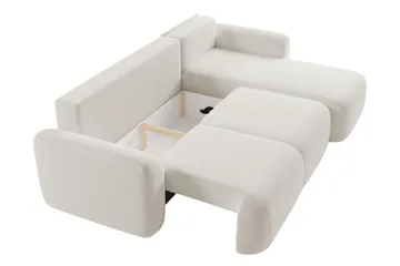 Korfu Bäddsoffa m. Divan 3-sits - Beige - Möbler - Soffa - Bäddsoffa