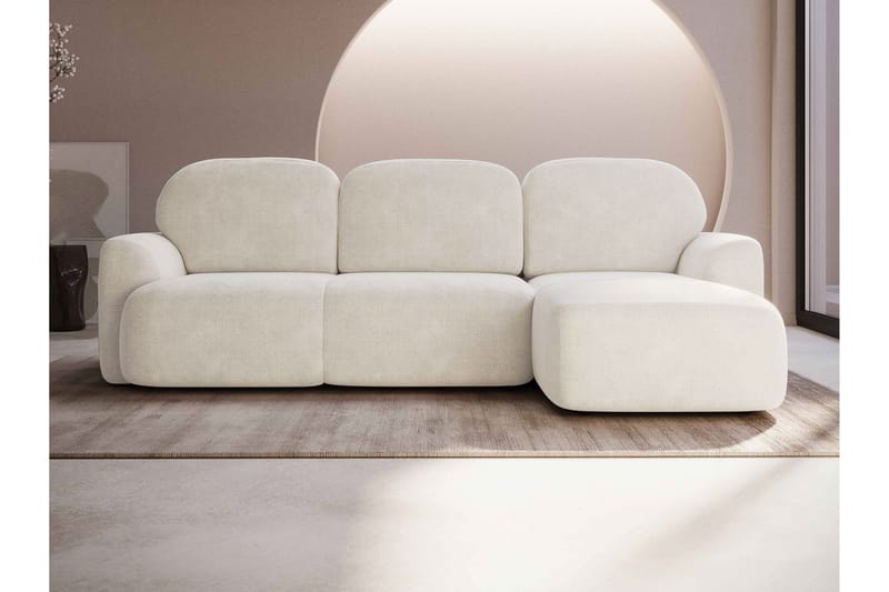 Korfu Bäddsoffa m. Divan 3-sits - Beige - Möbler - Soffa - Bäddsoffa