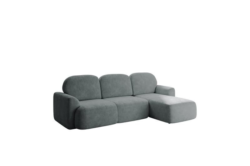 Korfu Bäddsoffa m. Divan 3-sits - Grå - Möbler - Soffa - Bäddsoffa