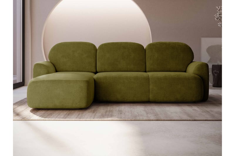 Korfu Bäddsoffa m. Divan 3-sits - Grön - Möbler - Soffa - Bäddsoffa