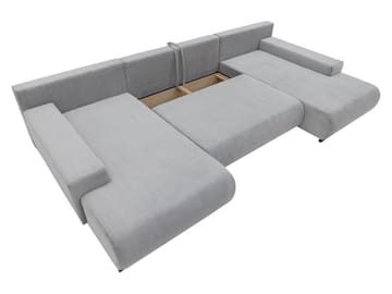 Krysen 4-sits Bäddsoffa med dubbeldivan - beige - Möbler - Soffa - Bäddsoffa