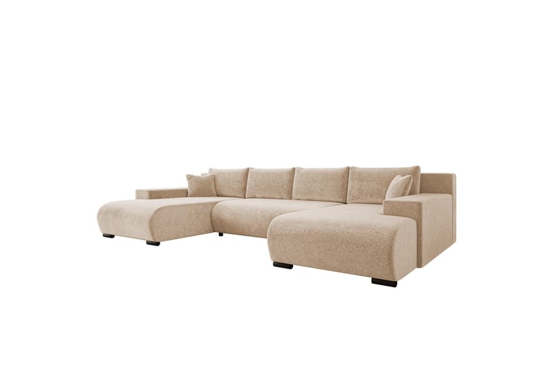 Krysen Bäddsoffa Dubbeldivan 4-sits - Beige - Möbler - Soffa - Bäddsoffa