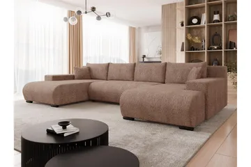 Krysen Bäddsoffa Dubbeldivan 4-sits - Rosa - Möbler - Soffa - Bäddsoffa
