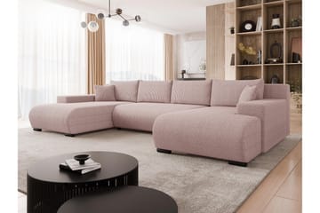 Krysen Bäddsoffa Dubbeldivan 4-sits - Rosa - Möbler - Soffa - Bäddsoffa