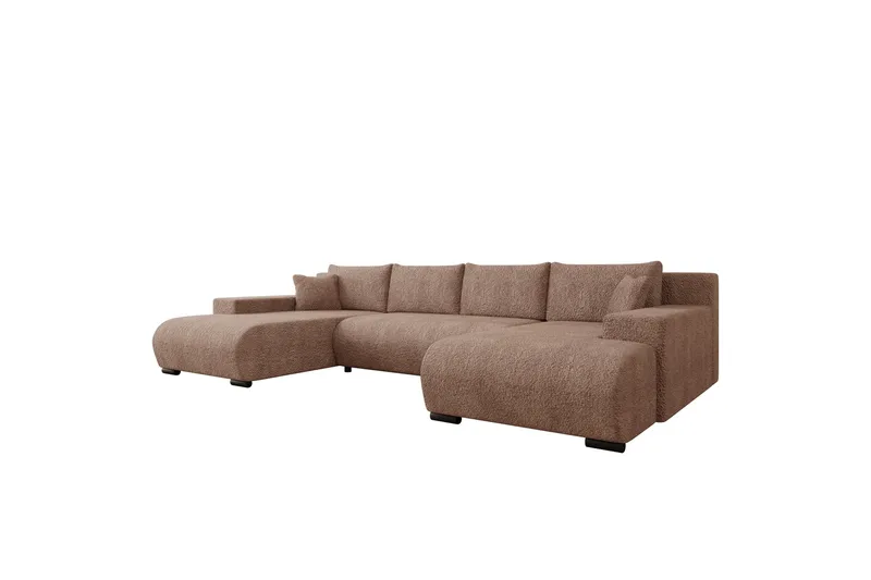Krysen Bäddsoffa Dubbeldivan 4-sits, Rosa