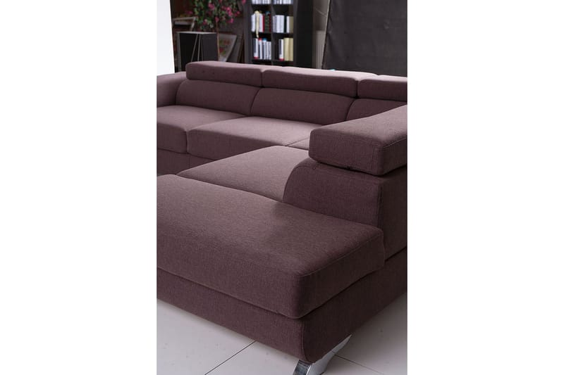 Lagos 5-sits Bäddsoffa Vänster - Grå - Möbler - Soffa - Bäddsoffa