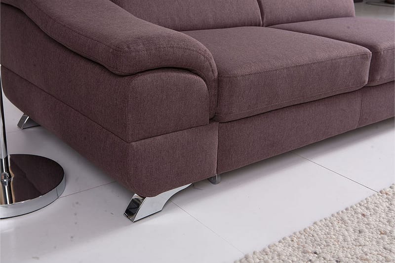 Lagos 5-sits Bäddsoffa Vänster - Grå - Möbler - Soffa - Bäddsoffa