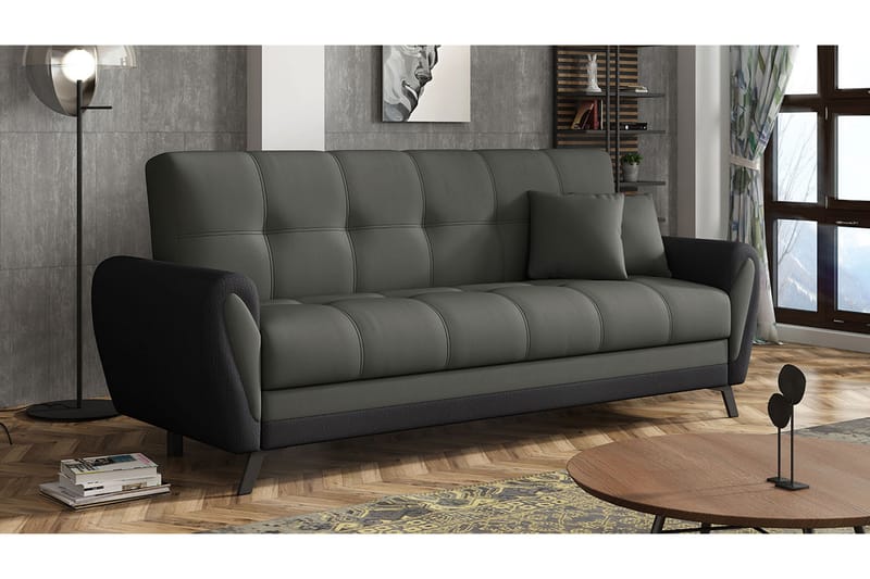 Laterse 3-sits Bäddsoffa - Mörkgrå - Möbler - Soffa - Bäddsoffa