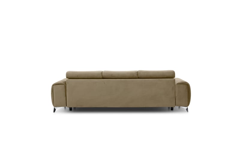 Laurece Bäddsoffa 3-sits - Beige - Bäddsoffa - Bäddsoffa 3 sits - Sammetssoffa