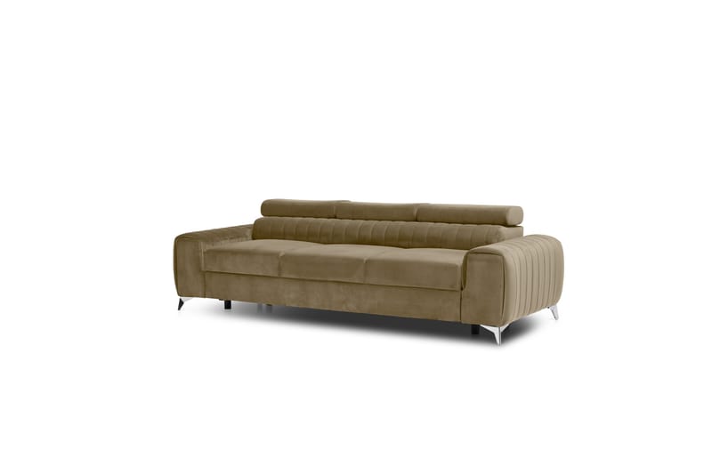 Laurece Bäddsoffa 3-sits - Beige - Bäddsoffa - Bäddsoffa 3 sits - Sammetssoffa