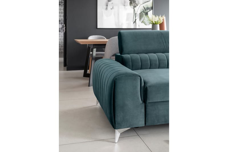 Laurece Bäddsoffa 3-sits - Blå - Möbler - Soffa - Bäddsoffa