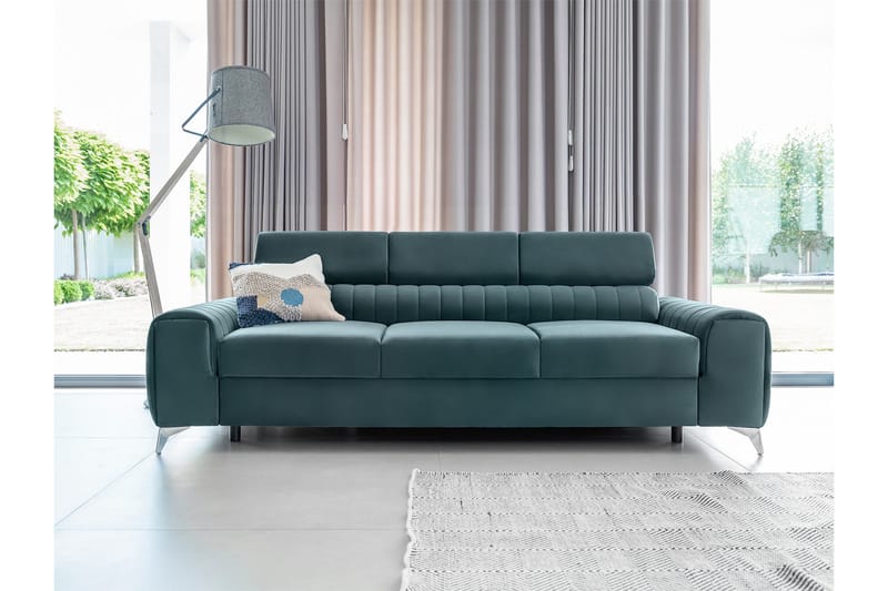 Laurece Bäddsoffa 3-sits - Blå - Möbler - Soffa - Bäddsoffa