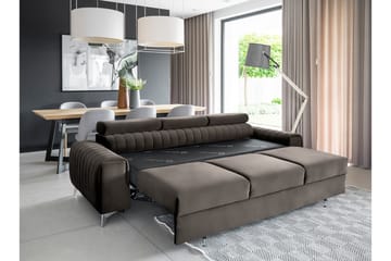 Laurece Bäddsoffa 3-sits - Brun - Möbler - Soffa - Bäddsoffa