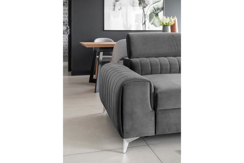 Laurece Bäddsoffa 3-sits - Grå - Möbler - Soffa - Bäddsoffa