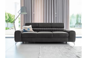 Laurece Bäddsoffa 3-sits - Grå - Möbler - Soffa - Bäddsoffa