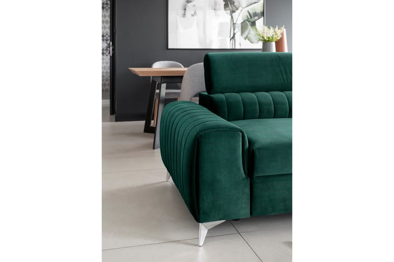 Laurece Bäddsoffa 3-sits - Grön - Möbler - Soffa - Bäddsoffa