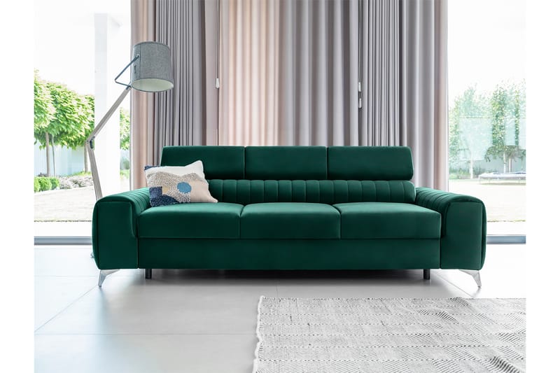 Laurece Bäddsoffa 3-sits - Grön - Möbler - Soffa - Bäddsoffa