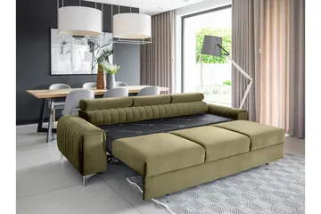 Laurece Bäddsoffa 3-sits - Grön - Möbler - Soffa - Bäddsoffa