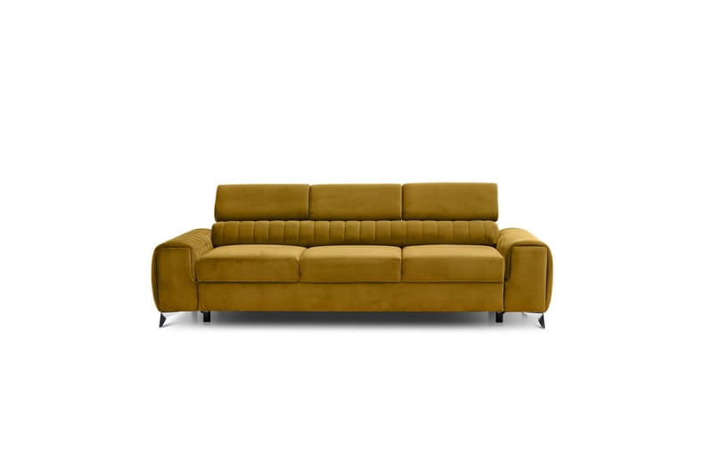 Laurece Bäddsoffa 3-sits - Gul - Möbler - Soffa - Bäddsoffa