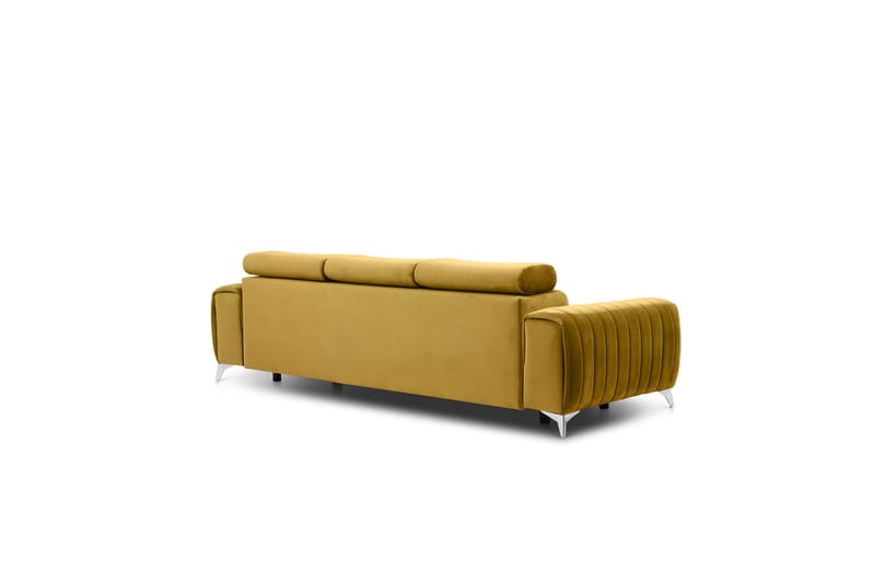 Laurece Bäddsoffa 3-sits - Gul - Möbler - Soffa - Bäddsoffa