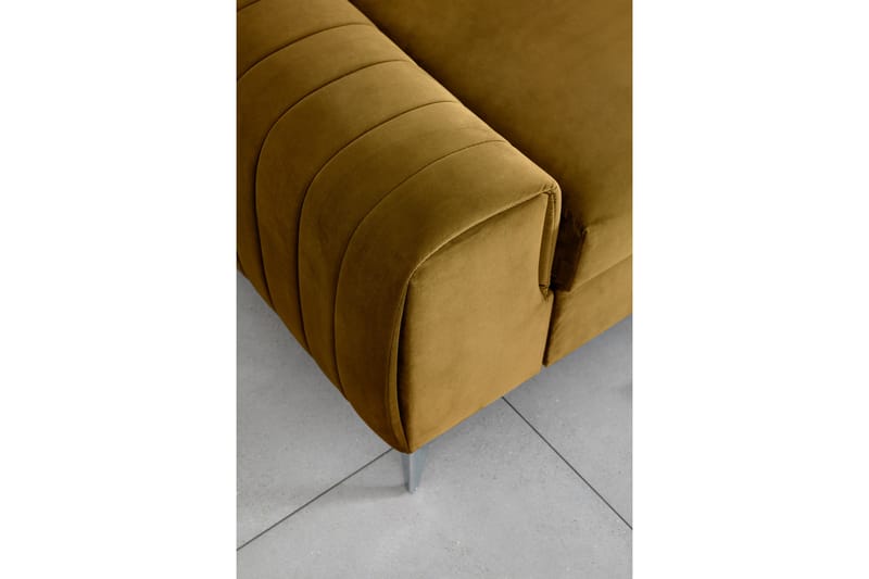 Laurece Bäddsoffa 3-sits - Gul - Möbler - Soffa - Bäddsoffa