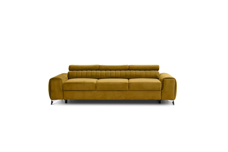 Laurece Bäddsoffa 3-sits - Gul - Möbler - Soffa - Bäddsoffa