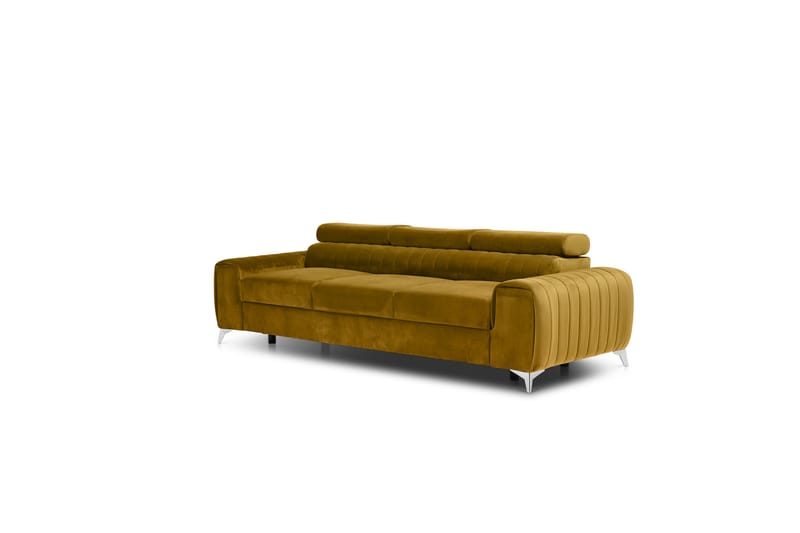 Laurece Bäddsoffa 3-sits - Gul - Möbler - Soffa - Bäddsoffa