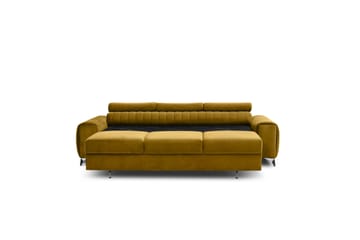 Laurece Bäddsoffa 3-sits - Gul - Möbler - Soffa - Bäddsoffa