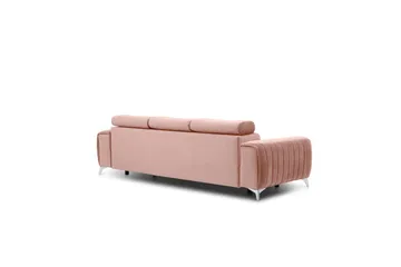 Laurece Bäddsoffa 3-sits - Rosa - Möbler - Soffa - Bäddsoffa
