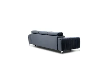 Laurece Bäddsoffa 3-sits - Svart - Möbler - Soffa - Bäddsoffa