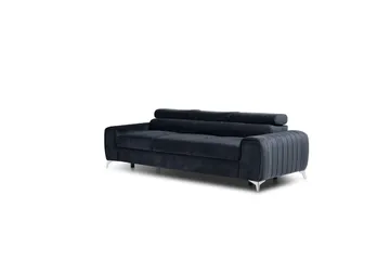 Laurece Bäddsoffa 3-sits - Svart - Möbler - Soffa - Bäddsoffa