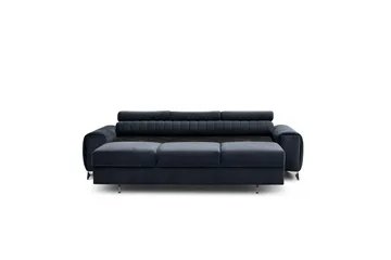 Laurece Bäddsoffa 3-sits - Svart - Möbler - Soffa - Bäddsoffa