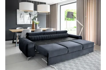 Laurece Bäddsoffa 3-sits - Svart - Möbler - Soffa - Bäddsoffa