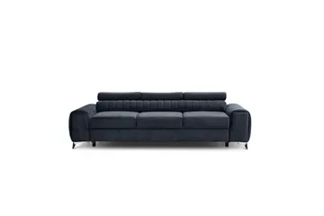 Laurece Bäddsoffa 3-sits - Svart - Möbler - Soffa - Bäddsoffa